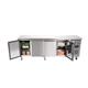 Polar U-Series Slimline Four Door Counter Fridge 449Ltr