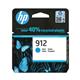 HP 912 Cyan Standard Capacity Ink Cartridge 3ml for HP OfficeJet Pro 8010/8020 series - 3YL77AE