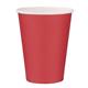 Fiesta Recyclable Single Wall Takeaway Coffee Cups Red 340ml / 12oz (50 Pack)