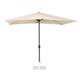Bolero Seville Square Parasol 2x3m Cream