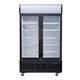 Polar G-Series Upright Hinged Door Display Cooler with Light Box 950Ltr Black