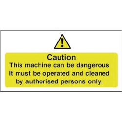 Vogue Dangerous Machine Sign