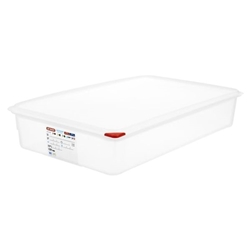 Araven Polypropylene 1/1 Gastronorm Food Containers 13.7Ltr with Lid (4 pack)