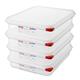 Araven Polypropylene 1/2 Gastronorm Food Containers 4Ltr (4 pack)