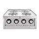 Buffalo 600 Series 4 Ring Electric Hob