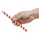 Fiesta Compostable Bubble Tea Straw Red & White 12x210mm (150 Pack)