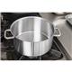 Matfer Bourgeat Excellence Stainless Steel Casserole Pan 24cm