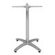 Bolero Aluminium Four Leg Table Base