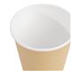 Fiesta Recyclable Coffee Cups Single Wall Kraft 340ml/12oz (1000 Pack)