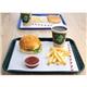 Olympia Kristallon Small Polypropylene Fast Food Tray Green 345mm
