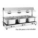 Buffalo Food Warmer with Gantry 3x GN 1/1