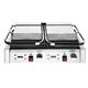Buffalo Double Contact Grill Flat Base Ribbed Top Plate