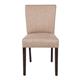 Bolero Contemporary Dining Chair Natural (2 Pack)