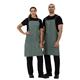 Southside Linen Blend Bib Apron Forest Green
