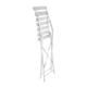 Bolero Perth Grey Pavement Style Steel Folding Chairs (2 Pack)