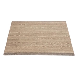 Bolero Pre-Drilled Square Table Top Wenge Grain 700mm