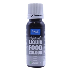 PME 100% Natural Food Colour - Black 25g