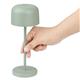 Olympia Siena Table Lamp Round Dome Sage 200mm