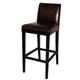 Bolero Faux Leather High Bar Stool Brown (Single)