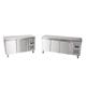 Polar U-Series Slimline Triple Door Counter Fridge 339Ltr