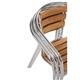 Bolero Aluminium and Ash Chairs (4 pack)