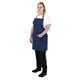 Southside Short Length Bib Apron Denim Blue with Tan Ties
