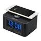Emberton Bodmin Multi-Function Alarm Clock with Wireless Charging & Speaker