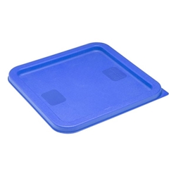 Hygiplas Square Food Storage Container Lid Blue Medium