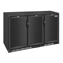 Polar G-series 850mm Triple Door Back Bar Cooler Solid Door 320 Ltr