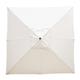 Bolero Square Pulley Parasol 2.5m Diameter Cream