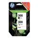 HP 300 Original Ink Cartridge 4-ml Black/Tri-color CN637EE