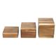 Olympia Acacia Riser Blocks 50/100/150(H)mm (Set of 3)