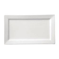 Utopia Titan Rectangular Plates White 180x 300mm (12 Pack)