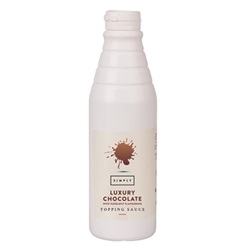 Simply Luxury Chocolate Topping Sauce with Hazelnut Flavouring 1kg