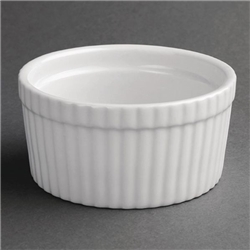 Olympia Whiteware Souffle Dishes 105mm (6 pack)
