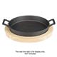 Olympia Hevea Board for Cast Iron Round Eared Dish 235mm for FW816