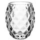 Olympia Glass Diamond Tealight Holder Clear 75mm (6 pack)