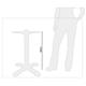 Bolero Flip Top Aluminium Table Base