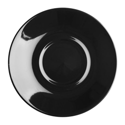 Olympia Cafe Saucer Black (12 Pack)