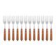 Olympia Steak Forks Wooden Handle (12 pack)