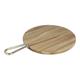 Olympia Round Paddle Board Acacia Wood Metal Handle 505x356mm