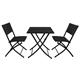 Bolero PE Wicker Folding Chair Set (2 pack)