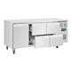 Polar U-Series Single Door and 4 Drawer Counter Fridge 358Ltr