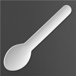 Fiesta Compostable Paper Teaspoons 132mm (100 Pack)