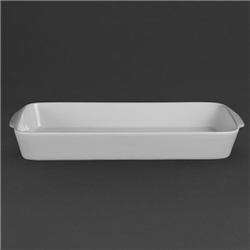 Olympia Whiteware Rectangular Roasters 395x 219mm (6 pack)