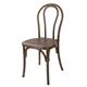 Bolero Soho Bentwood Style Resin Chairs Walnut (4 Pack)