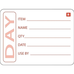 Hygiplas Removable Prepped Food Labels (500 pack)