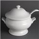 Olympia Whiteware Soup Tureen and Ladle 2.5Ltr 88oz