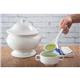 Olympia Whiteware Soup Tureen and Ladle 2.5Ltr 88oz
