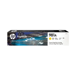 HP 981A Original PageWide Cartridge Yellow J3M70A